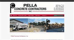 Desktop Screenshot of pellaconcretecontractors.com