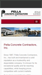 Mobile Screenshot of pellaconcretecontractors.com